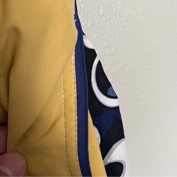 Newport Blue Golden Yellow with Blue Stripe Board Shorts Swim Trunks Size XL - Picture 5 of 11